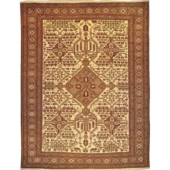 One Of The Kind Persian Mashad Rug 10'10" x 8'3"